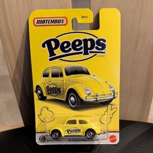 Matchbox Peeps Yellow Volkswagen Beetle